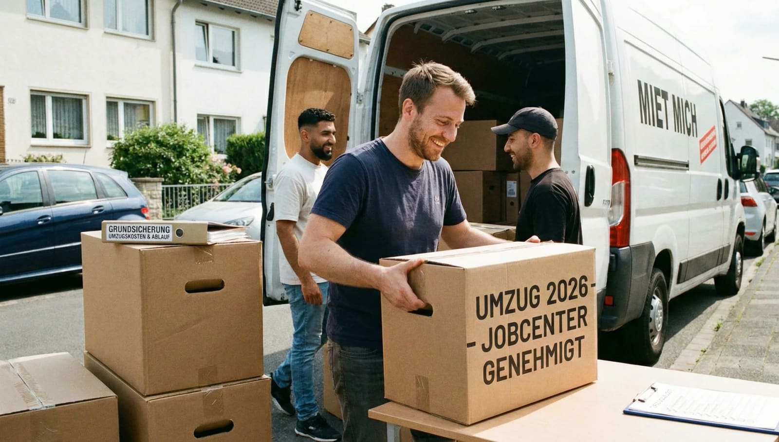 Umzug mit Grundsicherung 2026: Genehmigung, Kosten und Ablauf