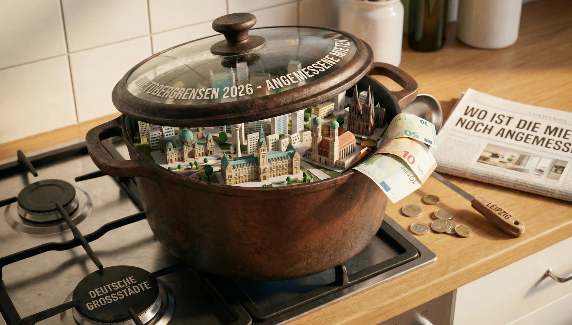 Mietobergrenzen 2026: Angemessene Miete in deutschen Großstädten - Mietobergrenzen Grundsicherung 2026 für Berlin, Mü