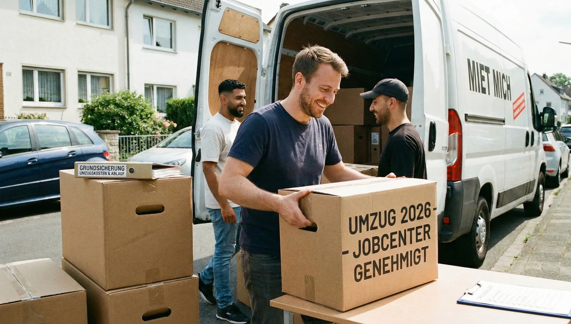 Umzug mit Grundsicherung 2026: Genehmigung, Kosten und Ablauf